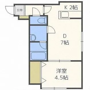 グラディート32【102号室】の間取り