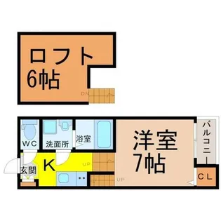 FAMILY STAGE伝馬町(ファミリーステージ伝馬町)【2階】の間取り