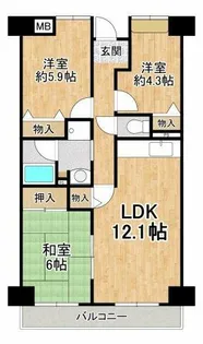 サンモール神田【203号室】の間取り