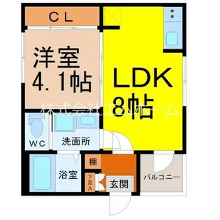 クラシカ【202号室】の間取り