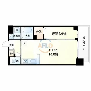 S-RESIDENCE東三国amante【2階】の間取り