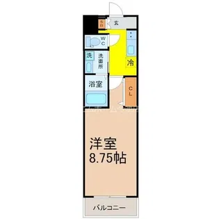 セントフィオーレ新栄(シンサカエ)【3階】の間取り