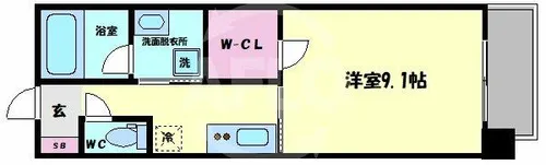 トレス・アコルデ【6階】の間取り