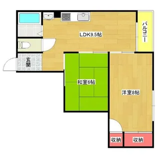 エトスⅡ【3階】の間取り