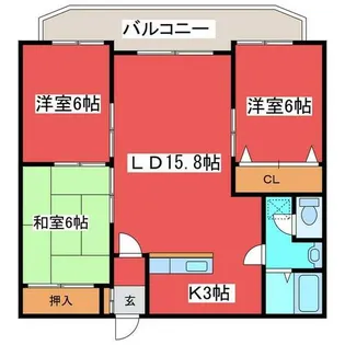 リラヒルズ【2階】の間取り