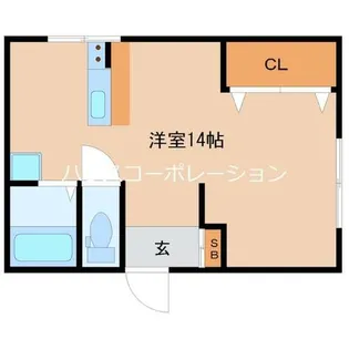 美和ビル【4階】の間取り