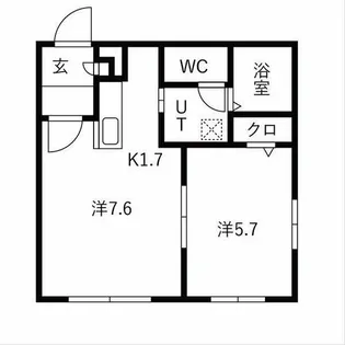 プライムコート麻生駅前【403号室】の間取り