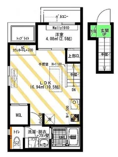 RISE吹上【206号室】の間取り