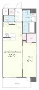 GALLERIA VILLA 中央通りⅠ【3階】の間取り