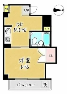 美野島ハイツ【2階】の間取り