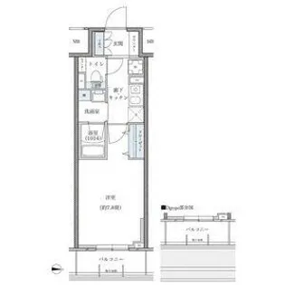 パークアクシス新栄【605号室】の間取り