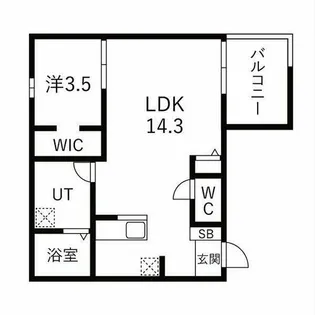 ユニオーネ豊田本町【2階】の間取り