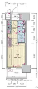 プレサンス上前津エレスタ【8階】の間取り
