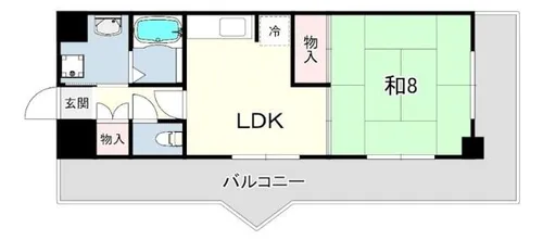 グランシティ三宮【4階】の間取り