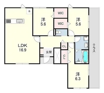 プレミアムネスト【1階】の間取り