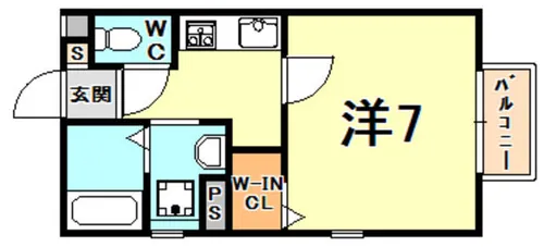 ソレアード西宮北口【2階】の間取り