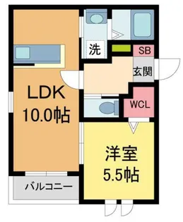 メゾン・ド・トキワ【1階】の間取り