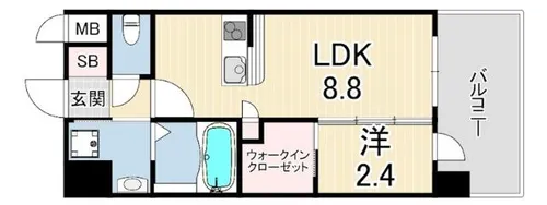 セレニテ神戸西アリエ【5階】の間取り