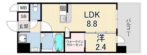 セレニテ神戸西アリエ【10階】の間取り