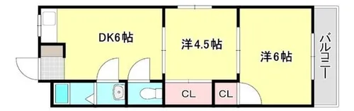 東峰レジデンス【1階】の間取り