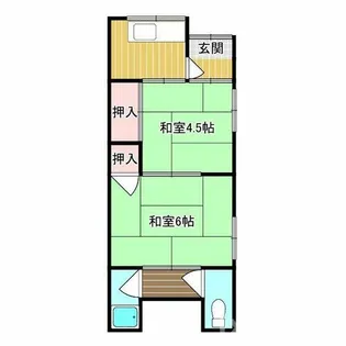 小西文化【2階】の間取り