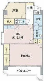 グリーンヒルズ浅井【2階】の間取り