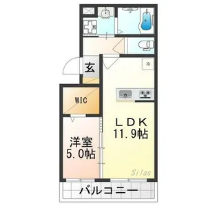 ヴィラ・グレイスグリーン 部屋【2階】の間取り