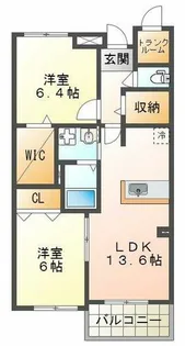 アヴニール【1階】の間取り