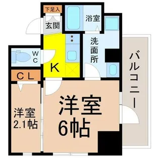 エスリード上前津セレーノ【14階】の間取り