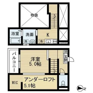 クラルテ8【1階】の間取り