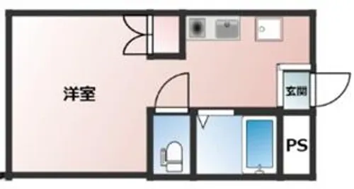 姫西ハイツ【202号室】の間取り