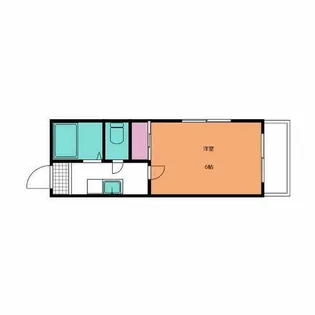 アビテⅡ【204号室】の間取り