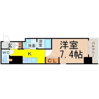 PLATZ TACHIBANA(プラッツタチバナ)【9階】の間取り