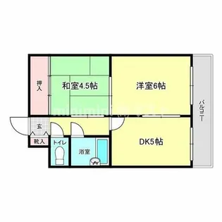 ブリリアンマンション【6階】の間取り