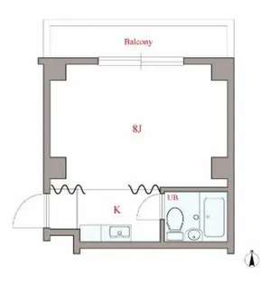 ミタカホーム7番【301号室】の間取り