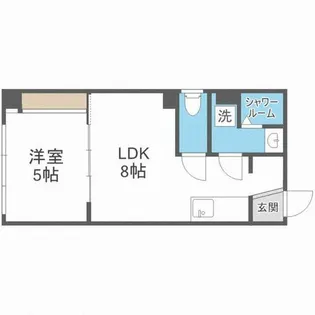 CITY SPIRE立売堀【5階】の間取り
