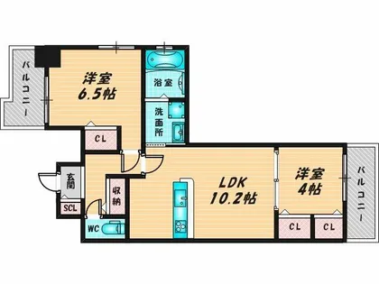 BO BEDRE MIKURIYA【2階】の間取り