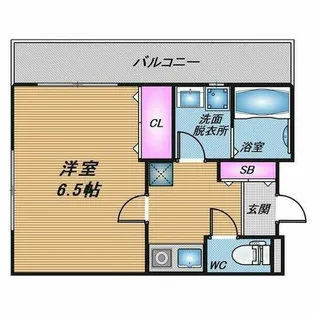 Hベース駒川【3階】の間取り