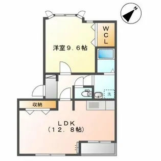 エスポワールⅡ【2階】の間取り