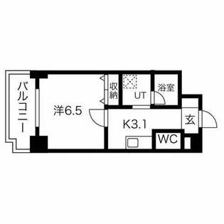GROOVE平野【4階】の間取り