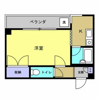 アスカマンション【5階】の間取り