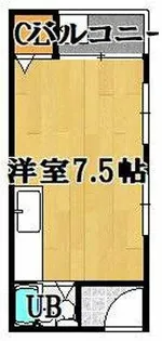 ブルーランス【2階】の間取り