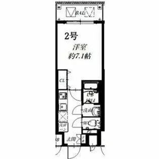 M-City天王寺【8階】の間取り