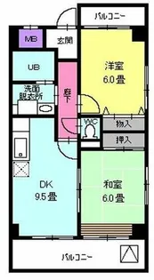 HACHIBUSE帝塚山【801号室】の間取り