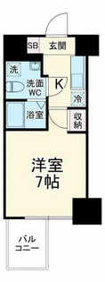 APRILE南森町【7階】の間取り