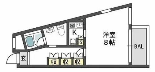 カーサマニエラ【301号室】の間取り