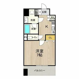 CITY SPIRE 平野【601号室】の間取り