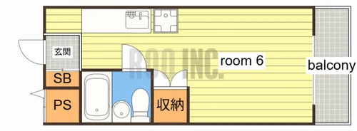 クリアキューブ姫路【118号室】の間取り