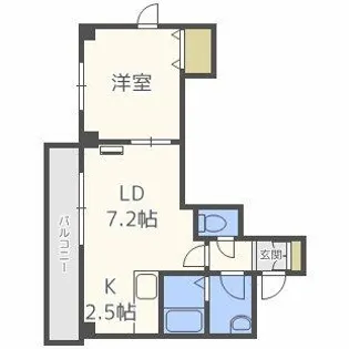 ミレニアム南麻生【4階】の間取り