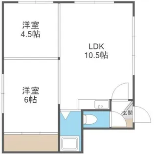 平安荘【3号室】の間取り
